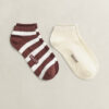 2-Pack Striped & Solid Ankle Socks 2-Pack Striped & Solid Ankle Socks