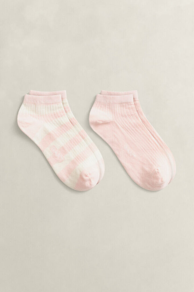 2-Pack Striped & Solid Ankle Socks 2-Pack Striped & Solid Ankle Socks