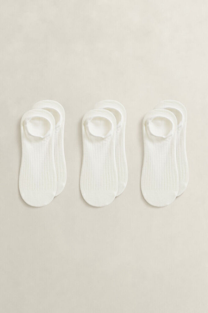 3-Pack Ribbed Low-Cut Socks 3-Pack Ribbed Low-Cut Socks