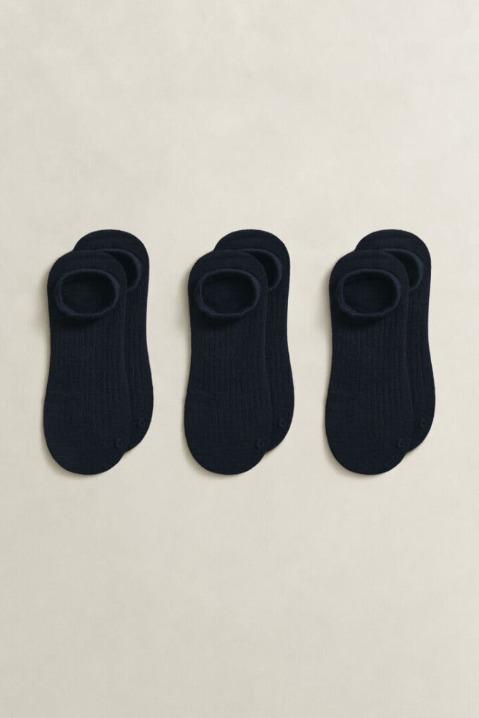 3-Pack Ribbed Low-Cut Socks 3-Pack Ribbed Low-Cut Socks