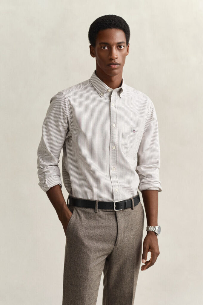 Banker Stripe Classic Oxford Shirt Banker Stripe Classic Oxford Shirt
