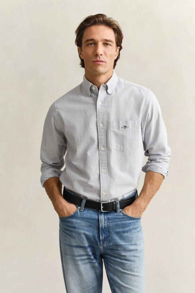 Banker Stripe Classic Oxford Shirt Banker Stripe Classic Oxford Shirt