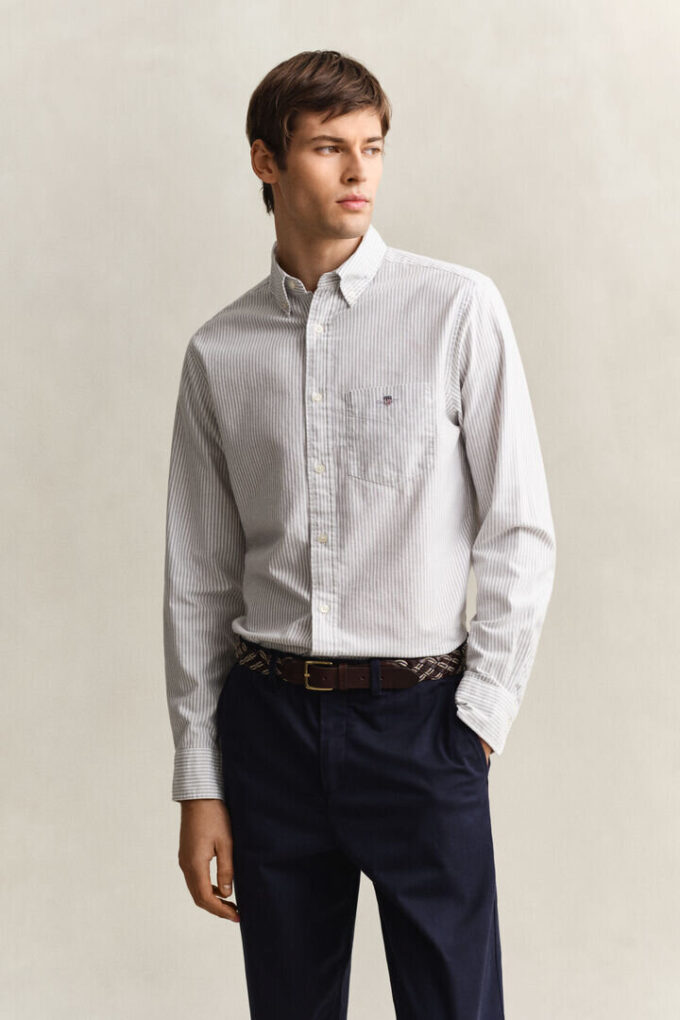 Banker Stripe Classic Oxford Shirt Banker Stripe Classic Oxford Shirt