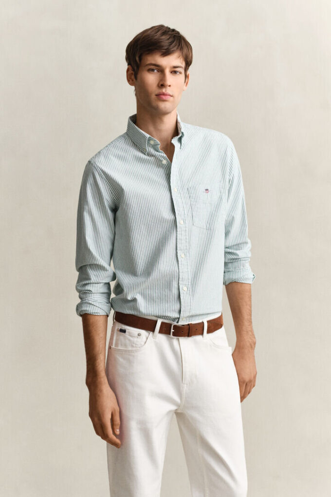Banker Stripe Classic Oxford Shirt Banker Stripe Classic Oxford Shirt