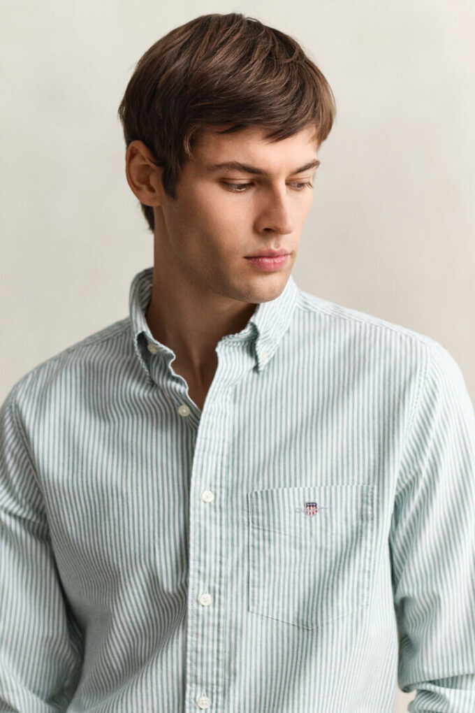 Banker Stripe Classic Oxford Shirt Banker Stripe Classic Oxford Shirt