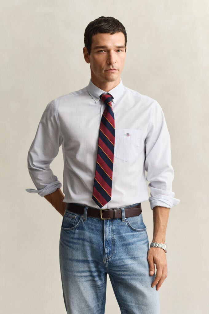Banker Stripe Classic Poplin Shirt Banker Stripe Classic Poplin Shirt