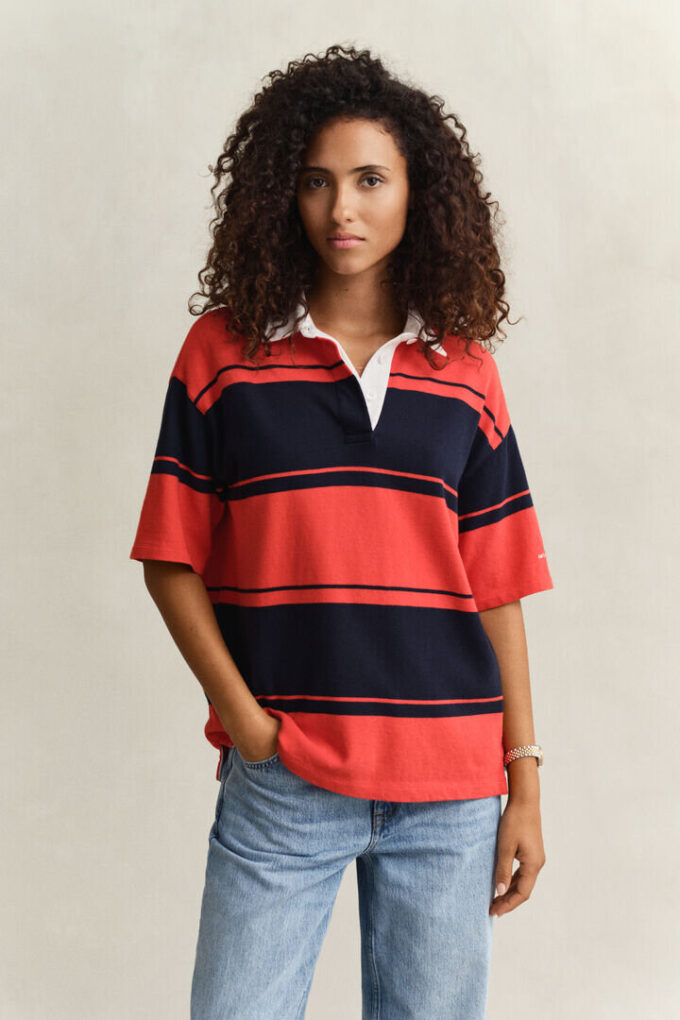 Barstriped Short Sleeve Heavy Rugger Barstriped Short Sleeve Heavy Rugger