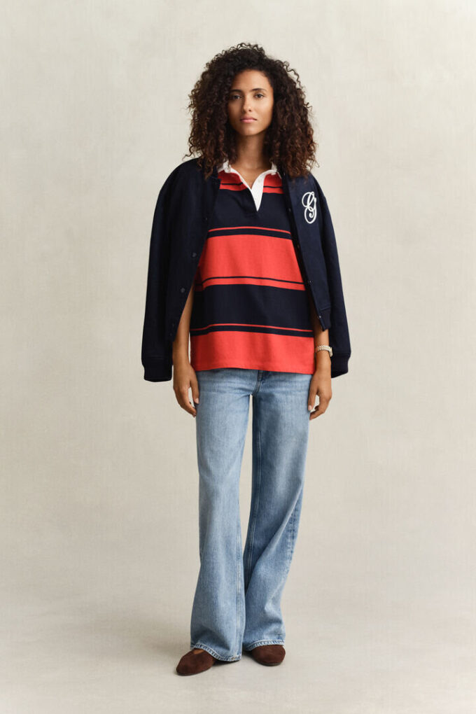 Barstriped Short Sleeve Heavy Rugger Barstriped Short Sleeve Heavy Rugger