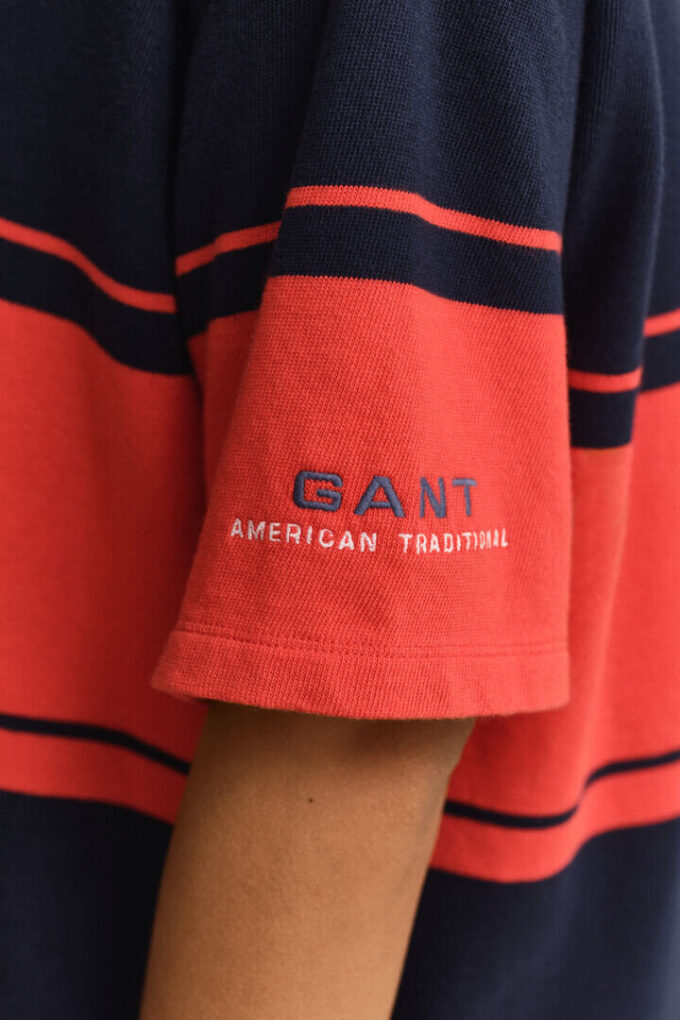 Barstriped Short Sleeve Heavy Rugger Barstriped Short Sleeve Heavy Rugger