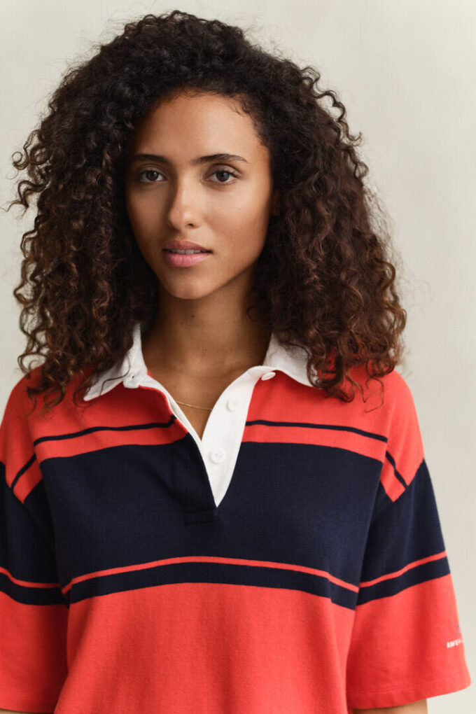 Barstriped Short Sleeve Heavy Rugger Barstriped Short Sleeve Heavy Rugger