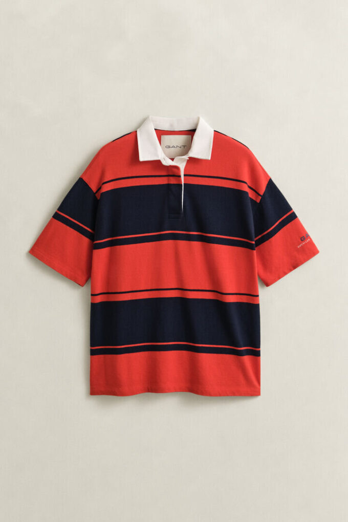 Barstriped Short Sleeve Heavy Rugger Barstriped Short Sleeve Heavy Rugger