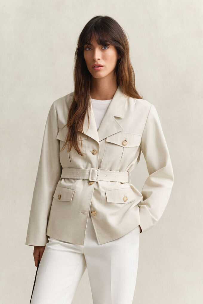 Belted Utility Jacket Belted Utility Jacket
