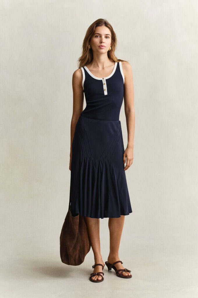 Bias Cut Flared Skirt Bias Cut Flared Skirt