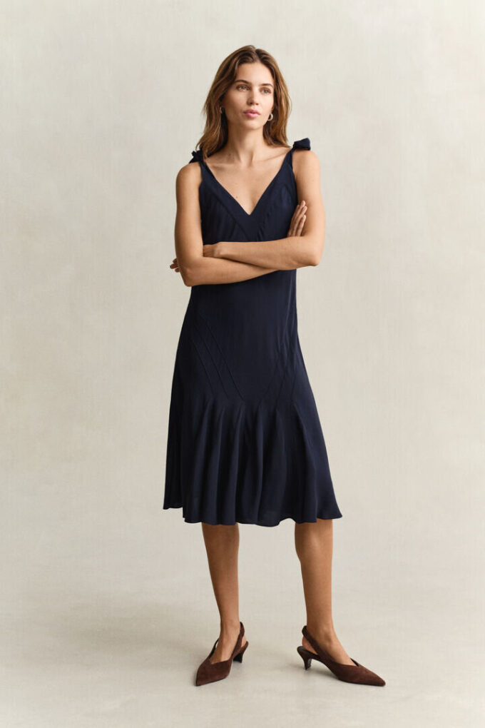 Bias Cut Slip Dress