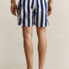 Block Striped Swim Shorts