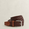 Braided Elastic Leather Belt