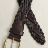 Braided Leather Belt
