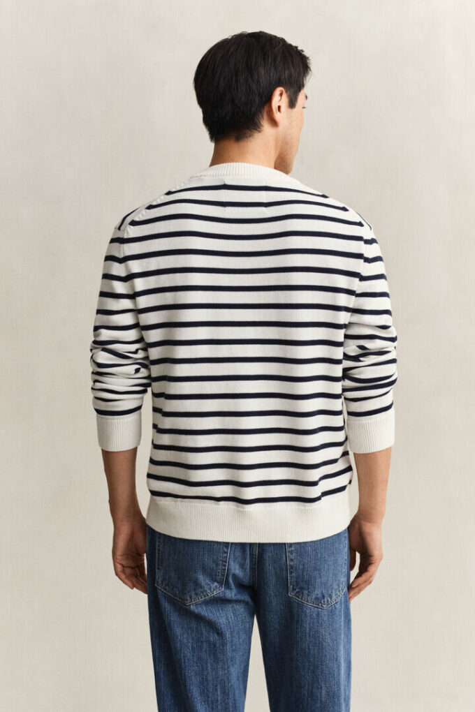 Breton Striped Graphic Sweater Breton Striped Graphic Sweater