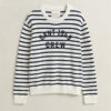 Breton Striped Graphic Sweater Breton Striped Graphic Sweater