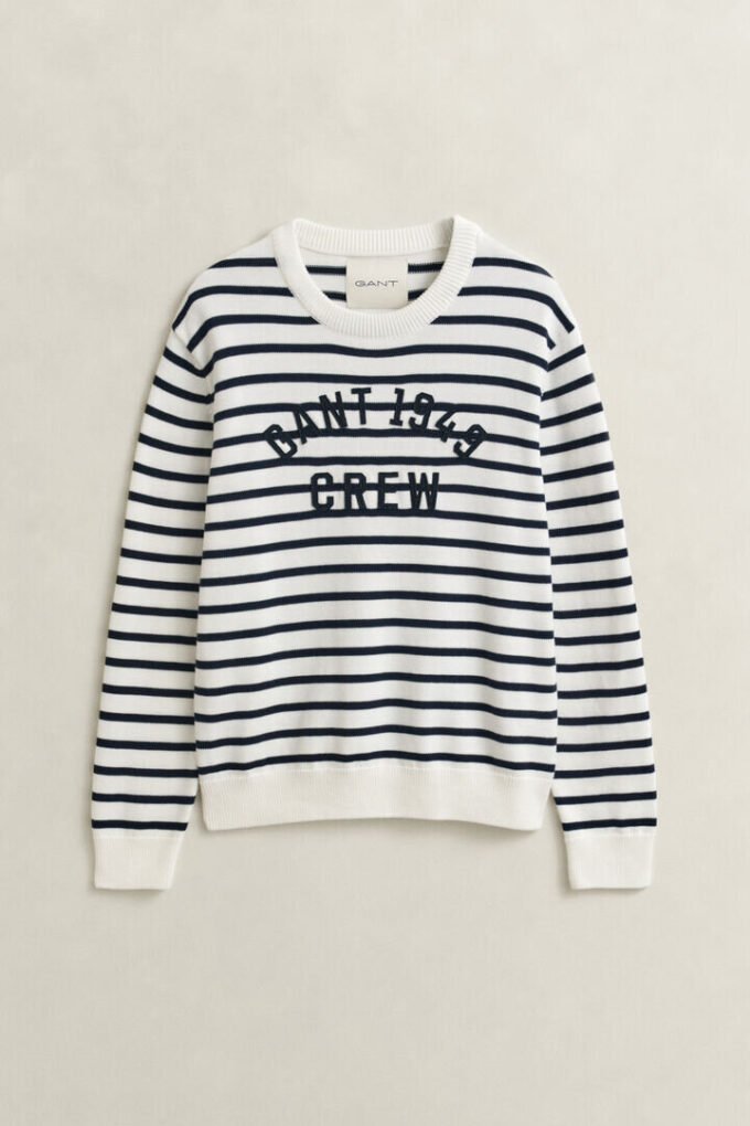 Breton Striped Graphic Sweater Breton Striped Graphic Sweater