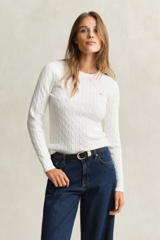 Cable Knit Crew Neck Sweater Cable Knit Crew Neck Sweater