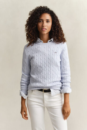 Cable Knit Crew Neck Sweater Cable Knit Crew Neck Sweater
