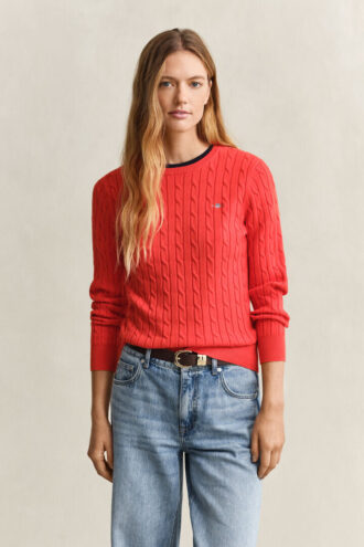 Cable Knit Crew Neck Sweater Cable Knit Crew Neck Sweater