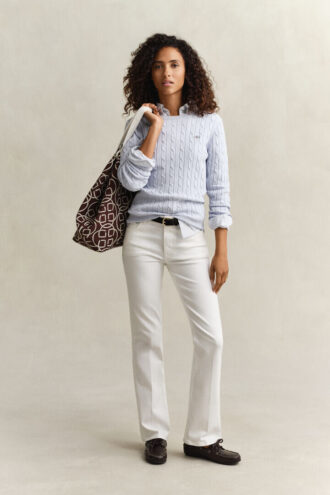 Cable Knit Crew Neck Sweater Cable Knit Crew Neck Sweater