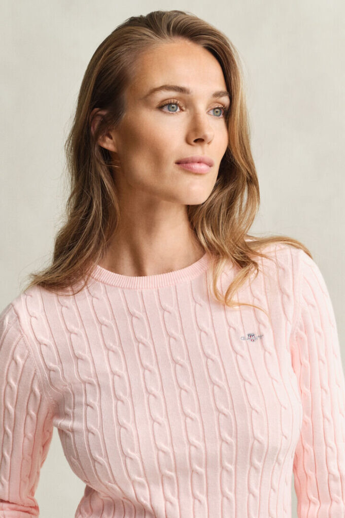 Cable Knit Crew Neck Sweater Cable Knit Crew Neck Sweater