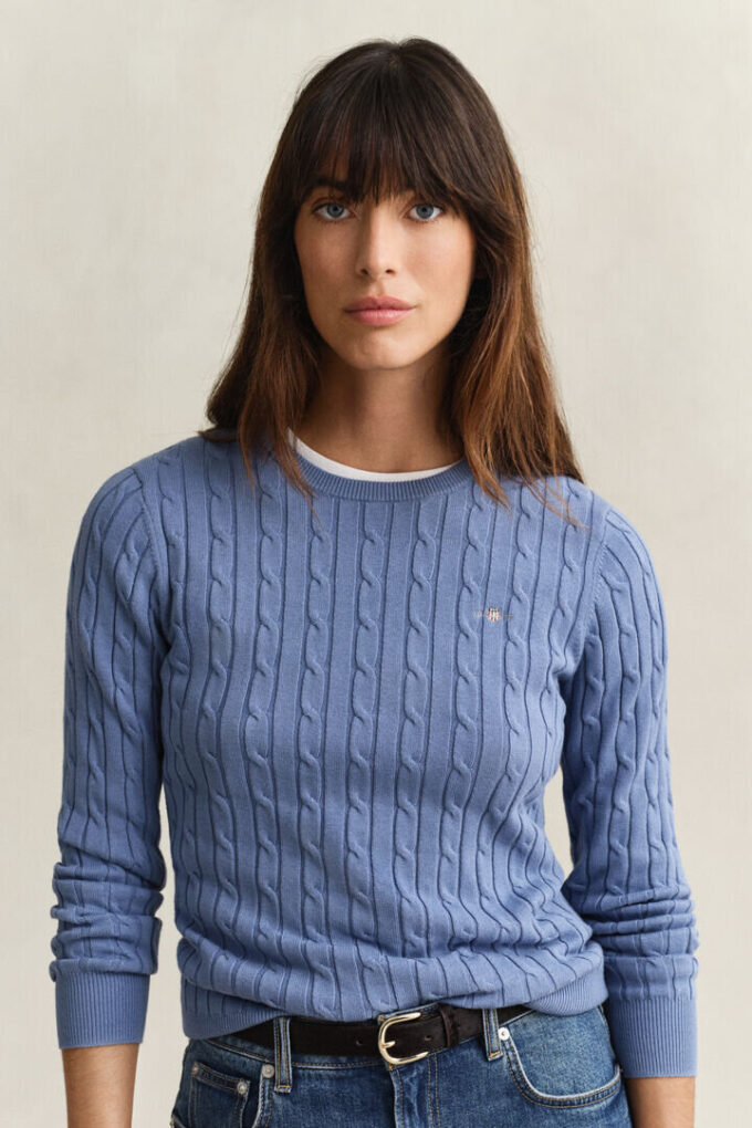 Cable Knit Crew Neck Sweater Cable Knit Crew Neck Sweater