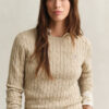 Cable Knit Crew Neck Sweater Cable Knit Crew Neck Sweater
