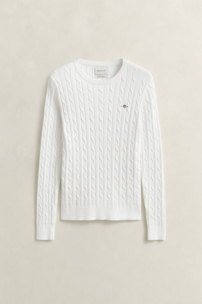 Cable Knit Crew Neck Sweater Cable Knit Crew Neck Sweater