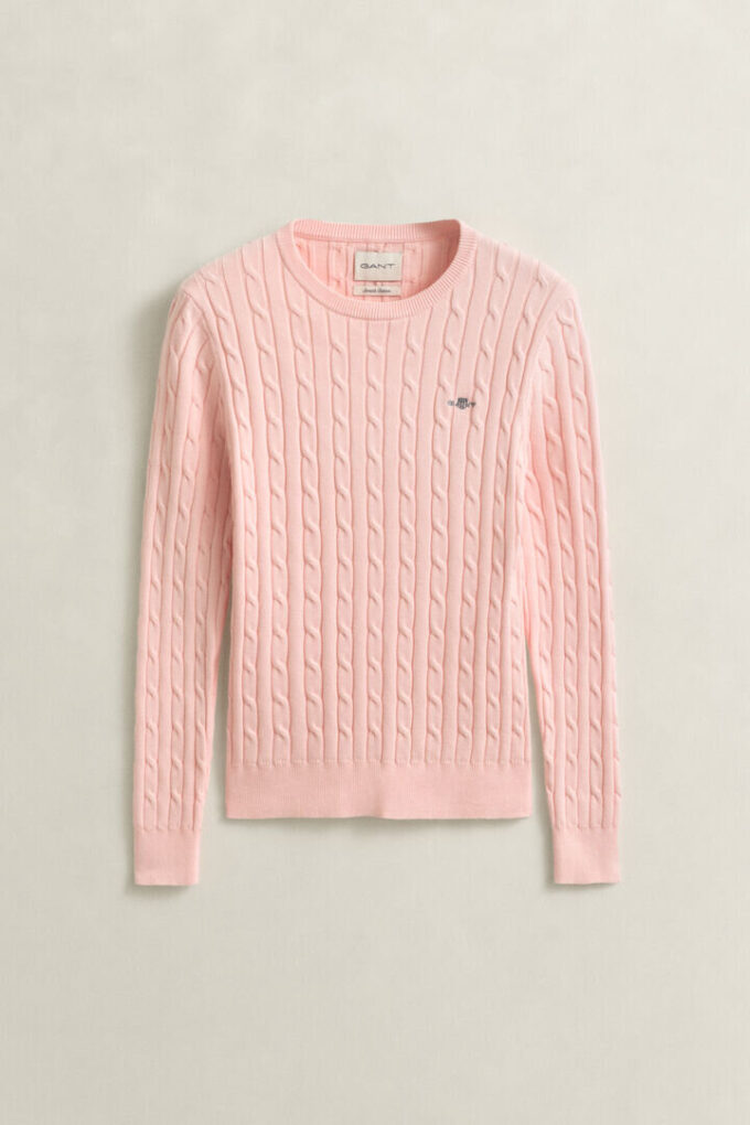 Cable Knit Crew Neck Sweater Cable Knit Crew Neck Sweater