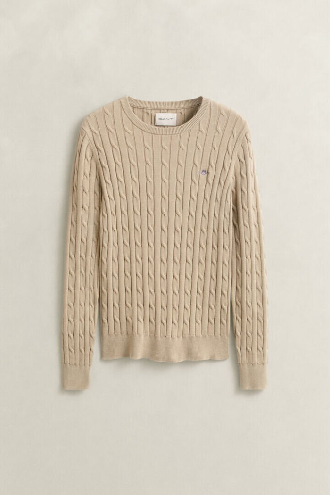 Cable Knit Crew Neck Sweater Cable Knit Crew Neck Sweater