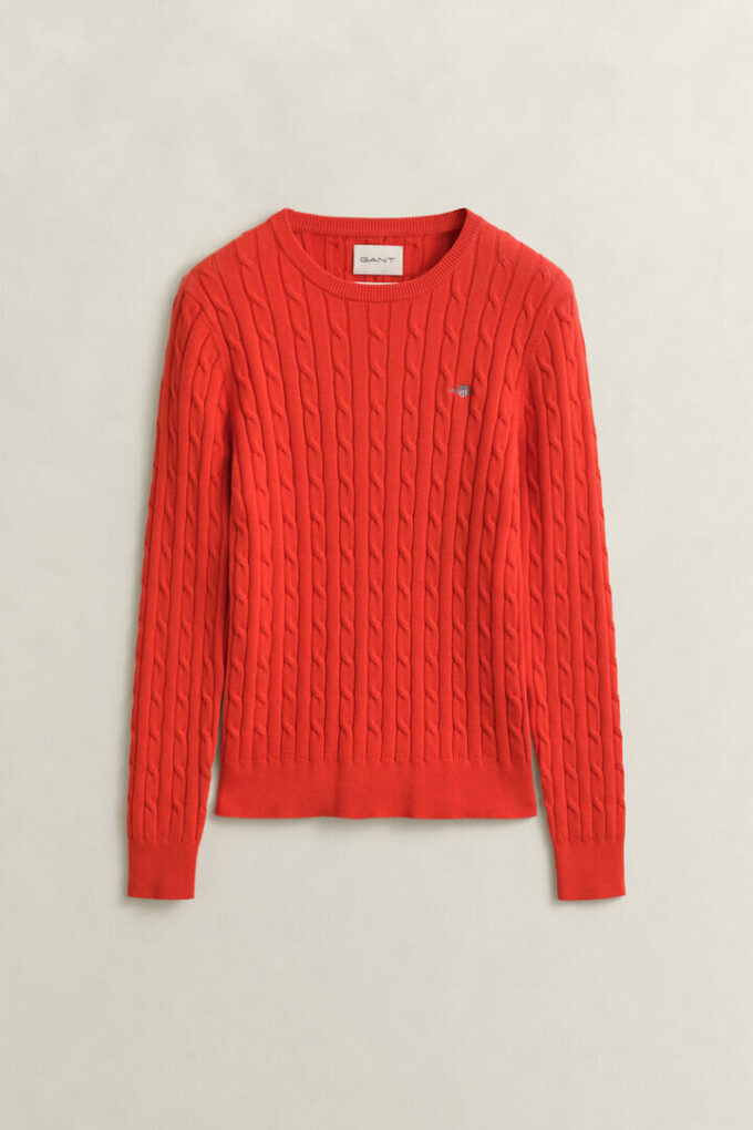Cable Knit Crew Neck Sweater Cable Knit Crew Neck Sweater
