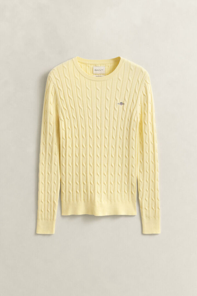 Cable Knit Crew Neck Sweater Cable Knit Crew Neck Sweater