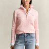 Cable Knit Half-Zip Sweater Cable Knit Half-Zip Sweater
