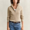 Cable Knit Half-Zip Sweater Cable Knit Half-Zip Sweater