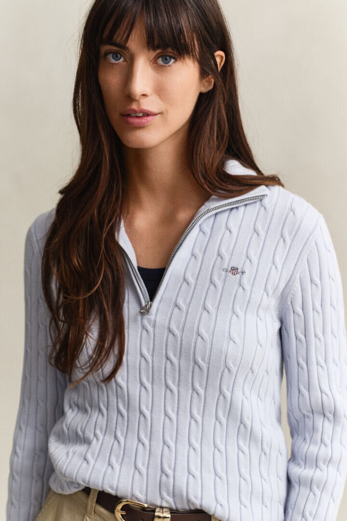Cable Knit Half-Zip Sweater Cable Knit Half-Zip Sweater