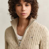 Cable Knit Half-Zip Sweater Cable Knit Half-Zip Sweater