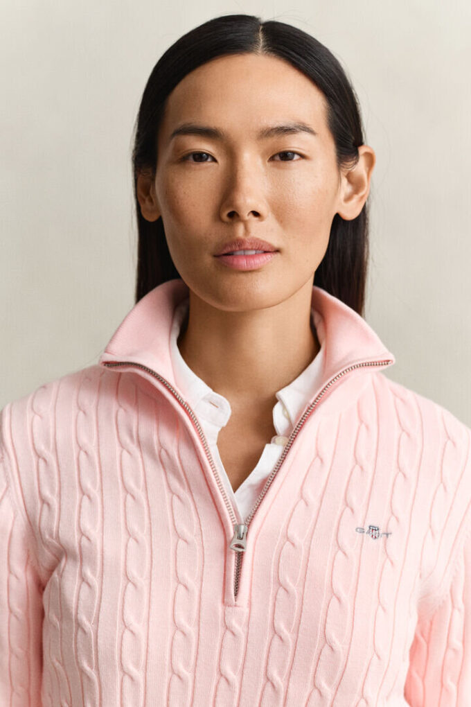 Cable Knit Half-Zip Sweater Cable Knit Half-Zip Sweater