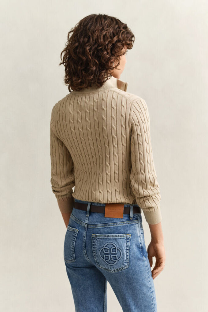 Cable Knit Half-Zip Sweater Cable Knit Half-Zip Sweater
