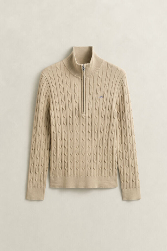 Cable Knit Half-Zip Sweater Cable Knit Half-Zip Sweater