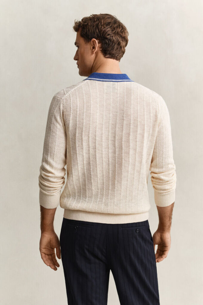 Cable Knit Polo Sweater Cable Knit Polo Sweater