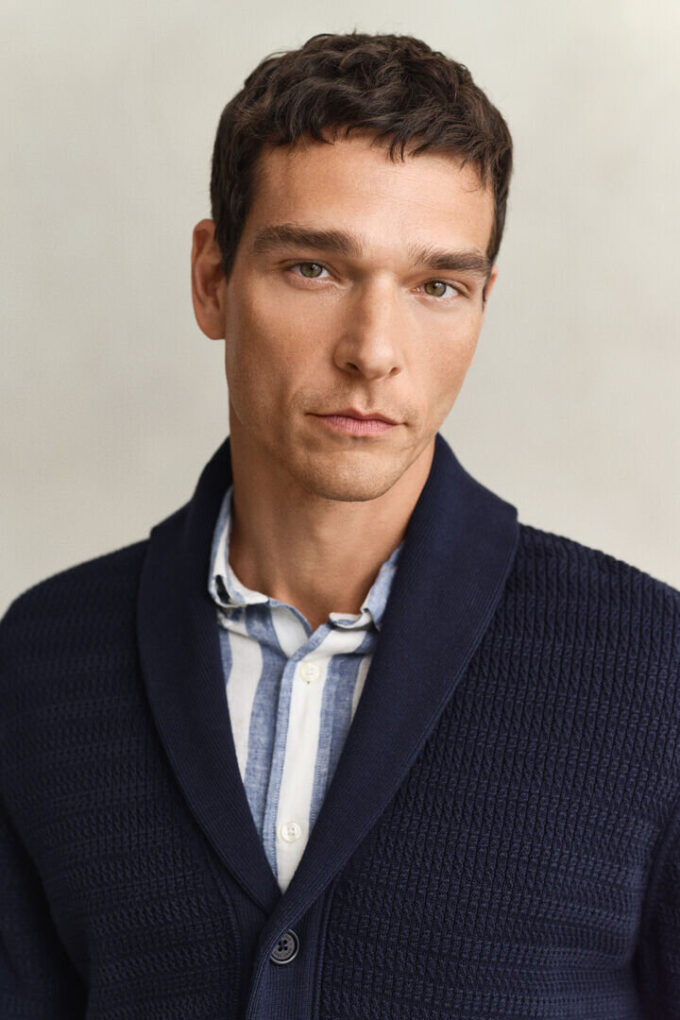 Cable Knit Shawl Collar Cardigan Cable Knit Shawl Collar Cardigan