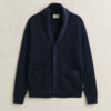 Cable Knit Shawl Collar Cardigan Cable Knit Shawl Collar Cardigan