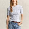 Cable Knit Short Sleeve Sweater Cable Knit Short Sleeve Sweater