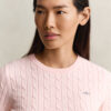 Cable Knit Short Sleeve Sweater Cable Knit Short Sleeve Sweater