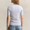 Cable Knit Short Sleeve Sweater Cable Knit Short Sleeve Sweater