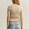 Cable Knit Short Sleeve Sweater Cable Knit Short Sleeve Sweater